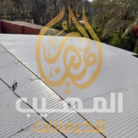 هناجر - جمالونات - تركيب سقف ايكون - سقف ايكون - سقف ايكون بانل - سقف بانل - تركيب هناجر - شركة المهيب